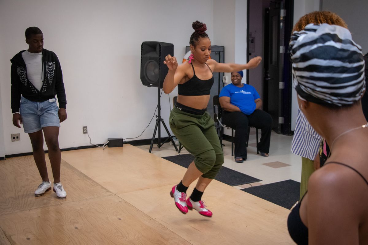 Young performers in training at the Harold Washington Cultural Center